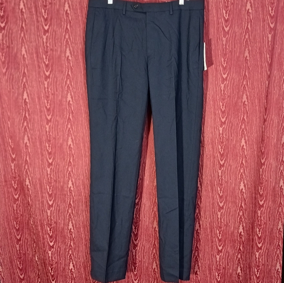 LAUREN RALPH LAUREN Navy Stretch Waistband Wrinkle Resistant Men's 34W/32L